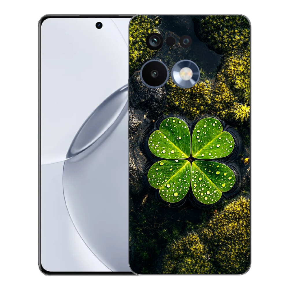 mmCase gélhuzat a Realme 16 Pro+ készülékhez – négylevelű lóhere