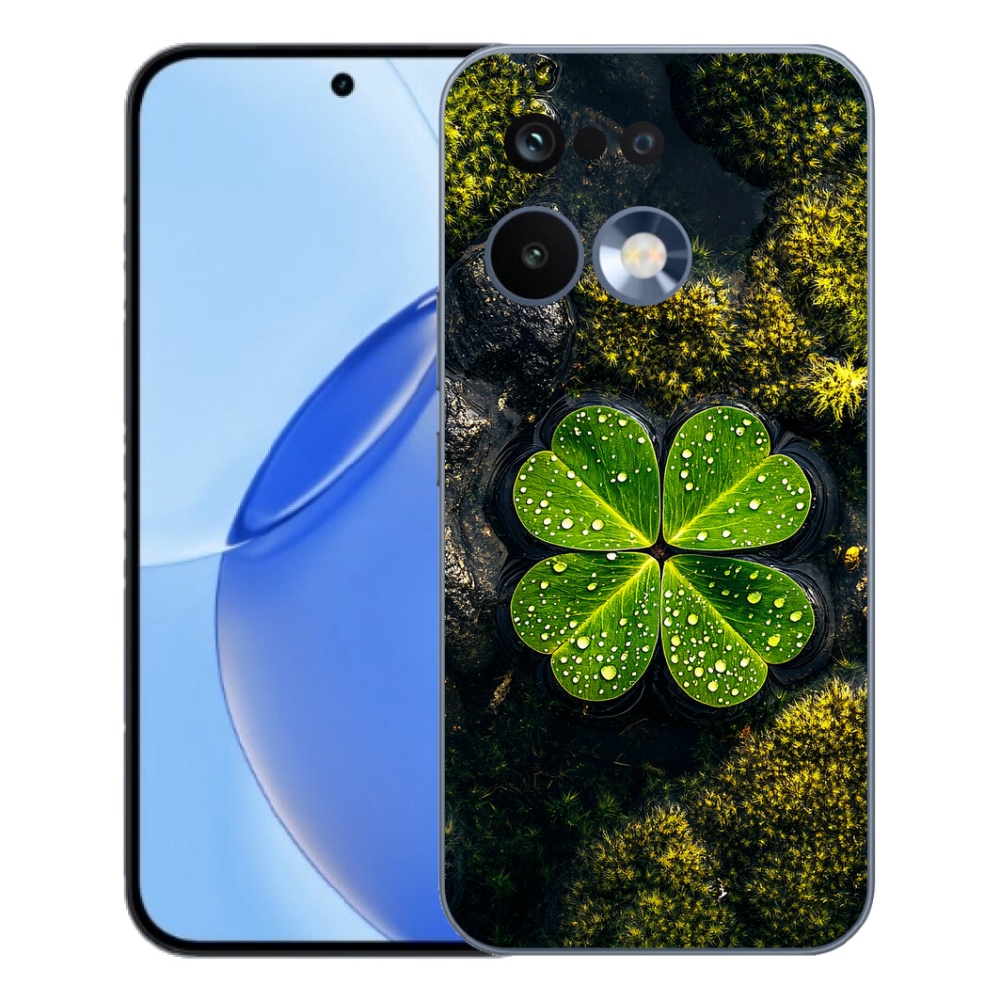 mmCase gélhuzat a Realme 16 Pro-hoz – négylevelű lóhere