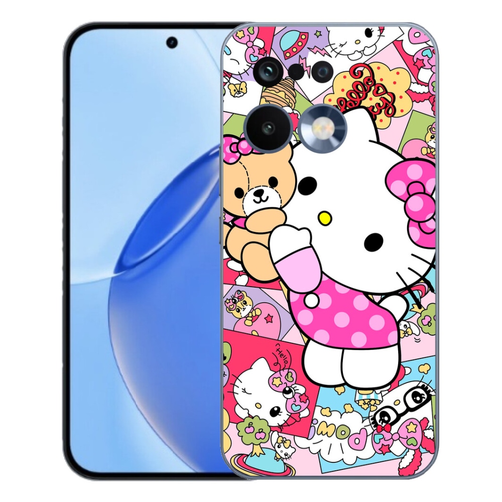 mmCase gélhuzat a Realme 16 Pro-hoz – aranyos cica