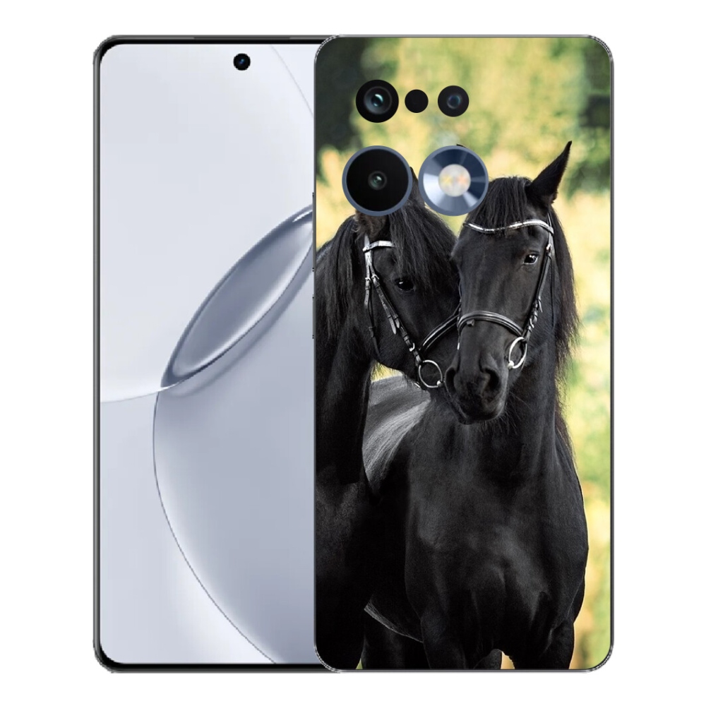 mmCase géltok a Realme 16 Pro+ készülékhez – két fekete ló
