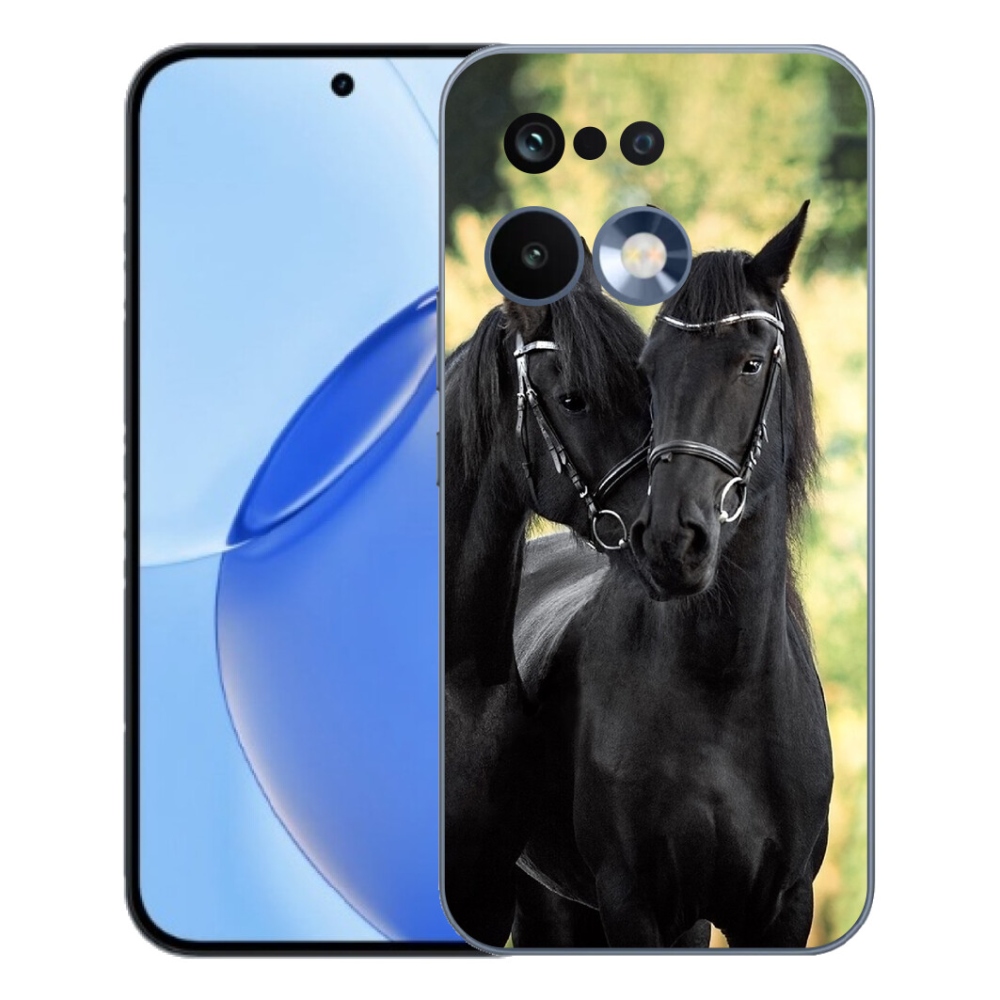 mmCase gél tok a Realme 16 Pro-hoz – két fekete ló