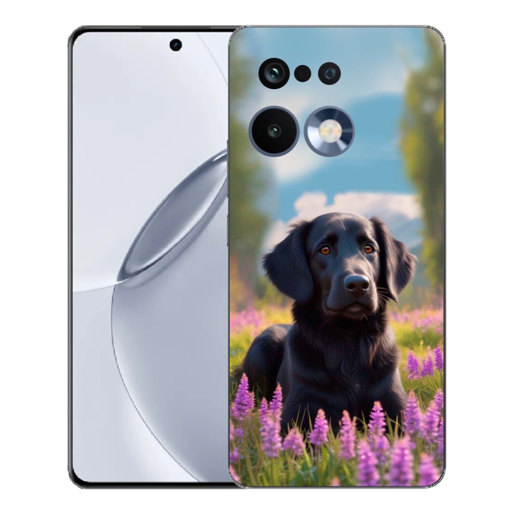 mmCase géltok a Realme 16 Pro+ készülékhez – elegáns fekete retriever