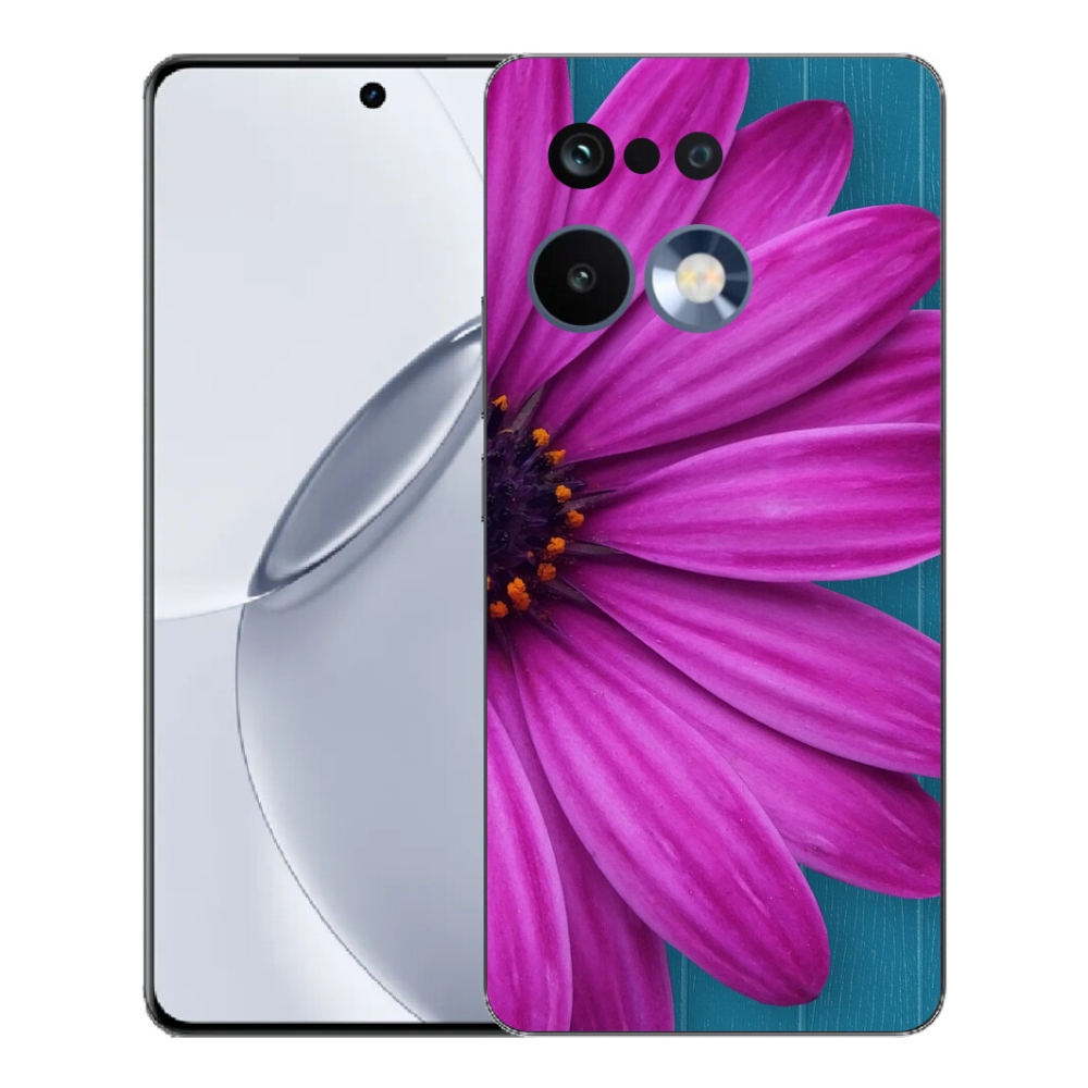 mmCase gélhuzat a Realme 16 Pro+ készülékhez – lila margaréta
