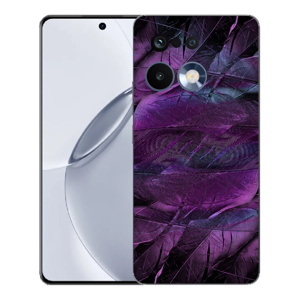 mmCase gél tok a Realme 16 Pro+ készülékhez – lila tollak