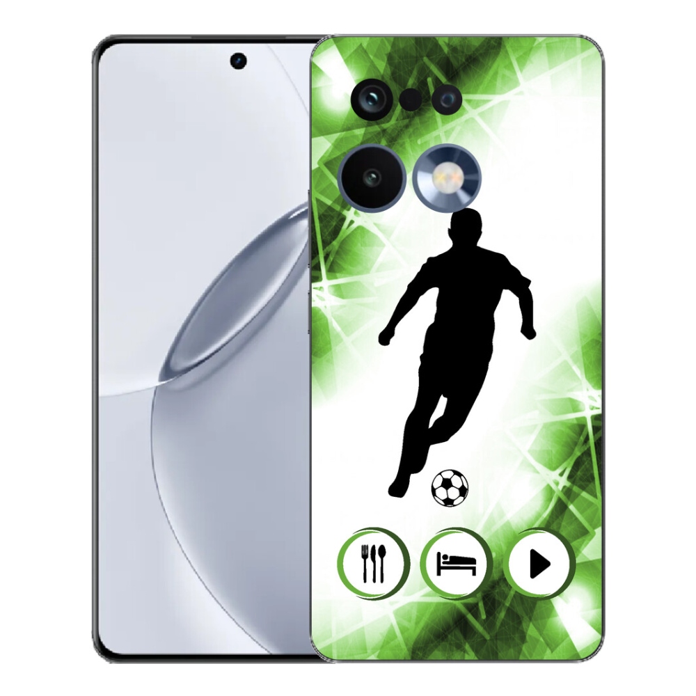 mmCase gélhuzat a Realme 16 Pro+ készülékhez – futballista