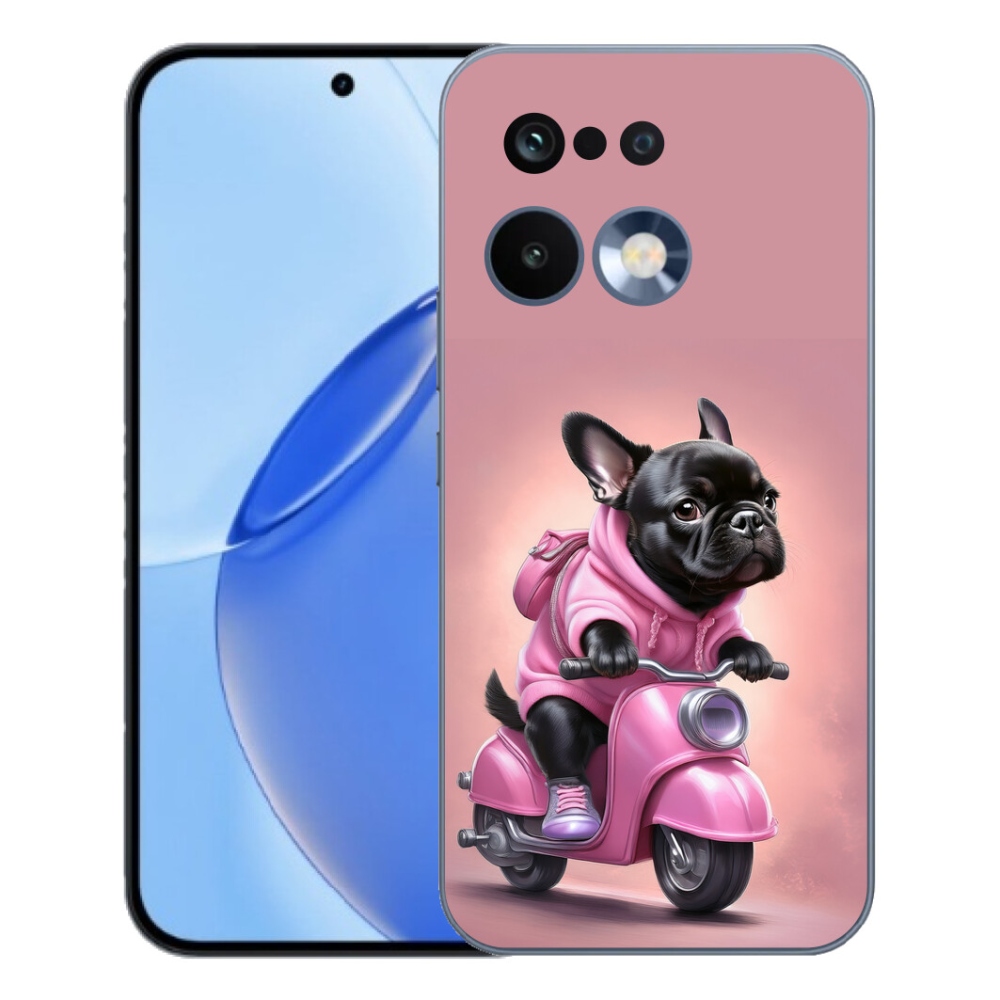 mmCase géltok a Realme 16 Pro-hoz – francia buldog robogón