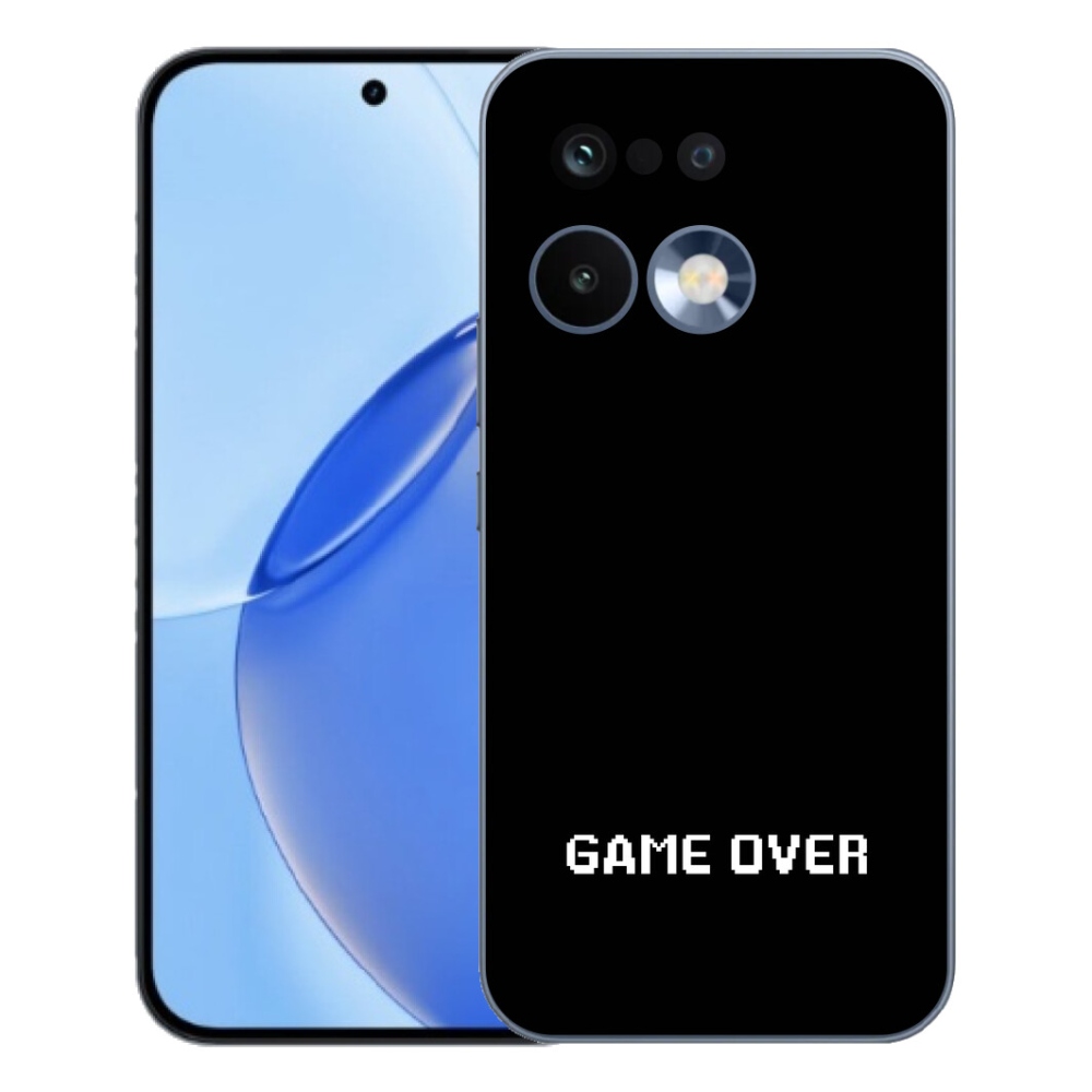 mmCase gél tok a Realme 16 Pro-hoz – „game over” fekete háttérrel