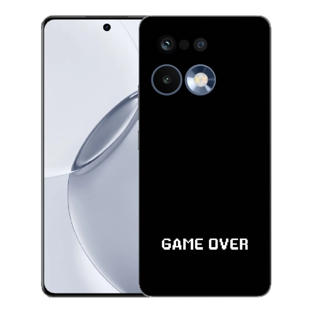mmCase gél tok a Realme 16 Pro+ készülékhez – „game over” fekete háttérrel