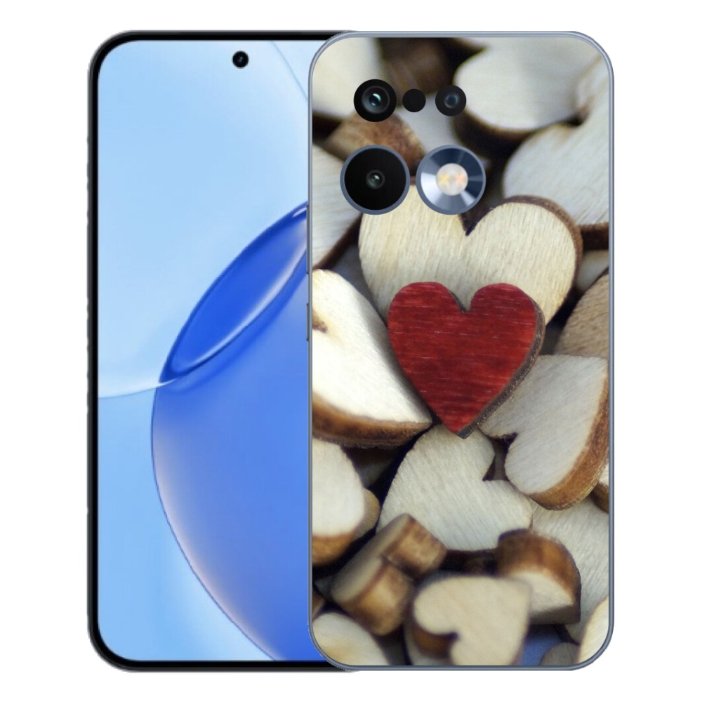 mmCase géltok a Realme 16 Pro-hoz – gravírozott piros szív 