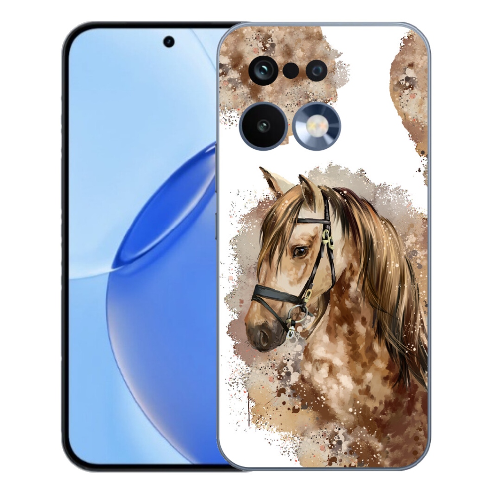 mmCase géltok a Realme 16 Pro-hoz – barna rajzolt ló