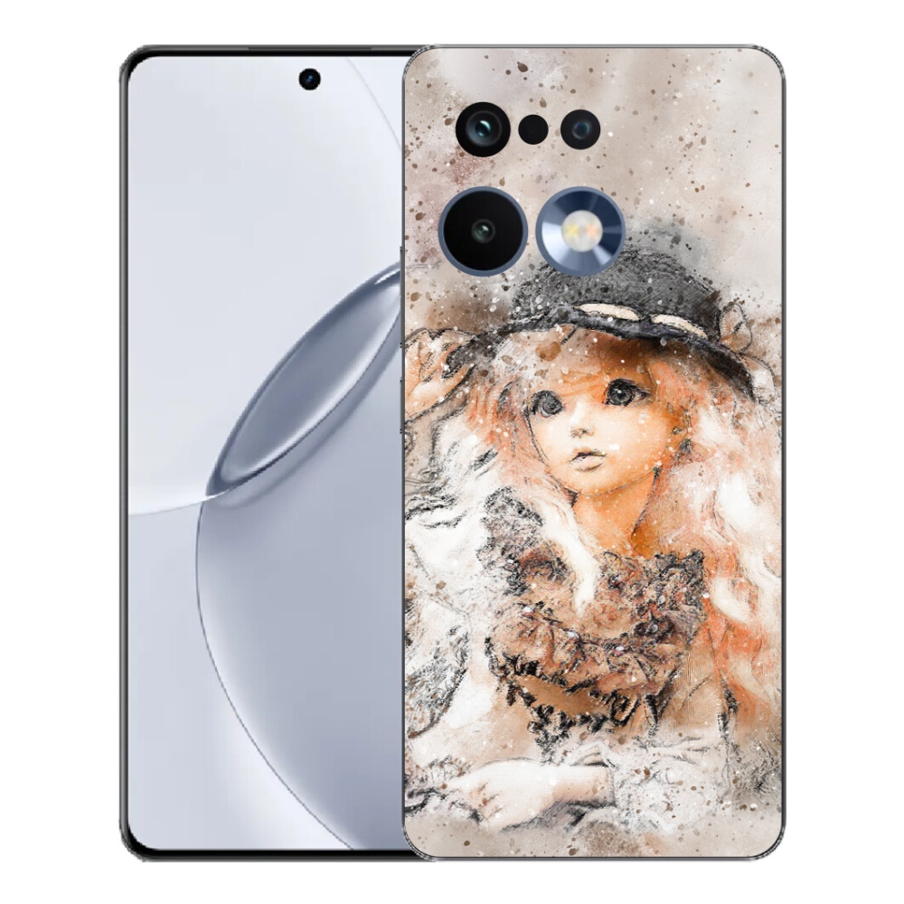 mmCase géltok a Realme 16 Pro+ készülékhez – kalapos kislány
