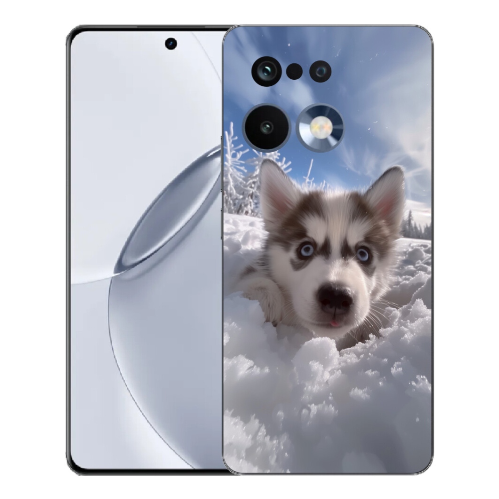 mmCase géltok a Realme 16 Pro+ készülékhez – husky a hóban