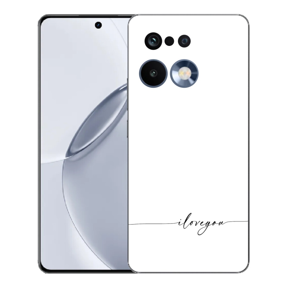 mmCase géltok a Realme 16 Pro+ készülékhez – „I love you” fehér háttérrel