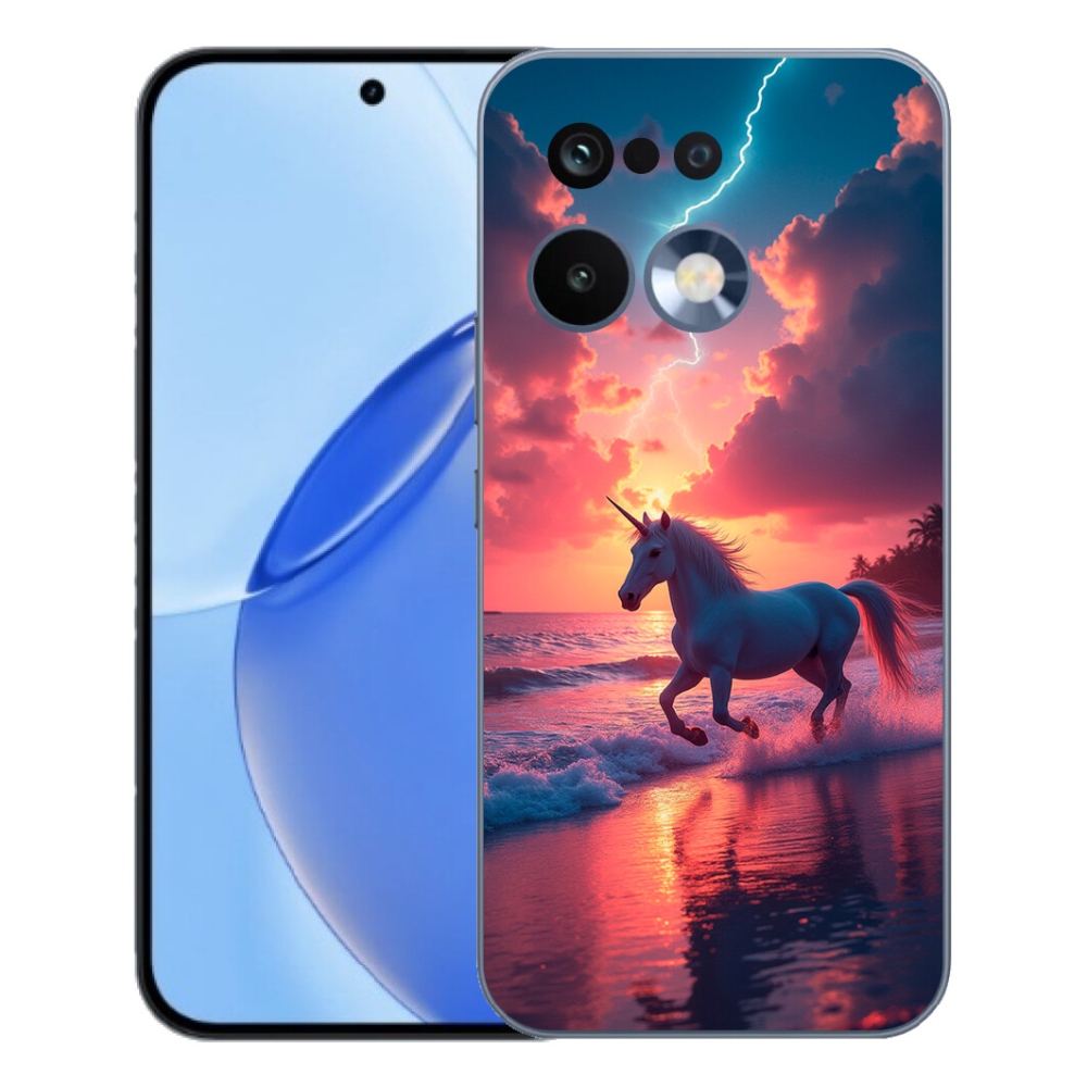 mmCase gél tok a Realme 16 Pro-hoz – egyszarvú a tengerparton