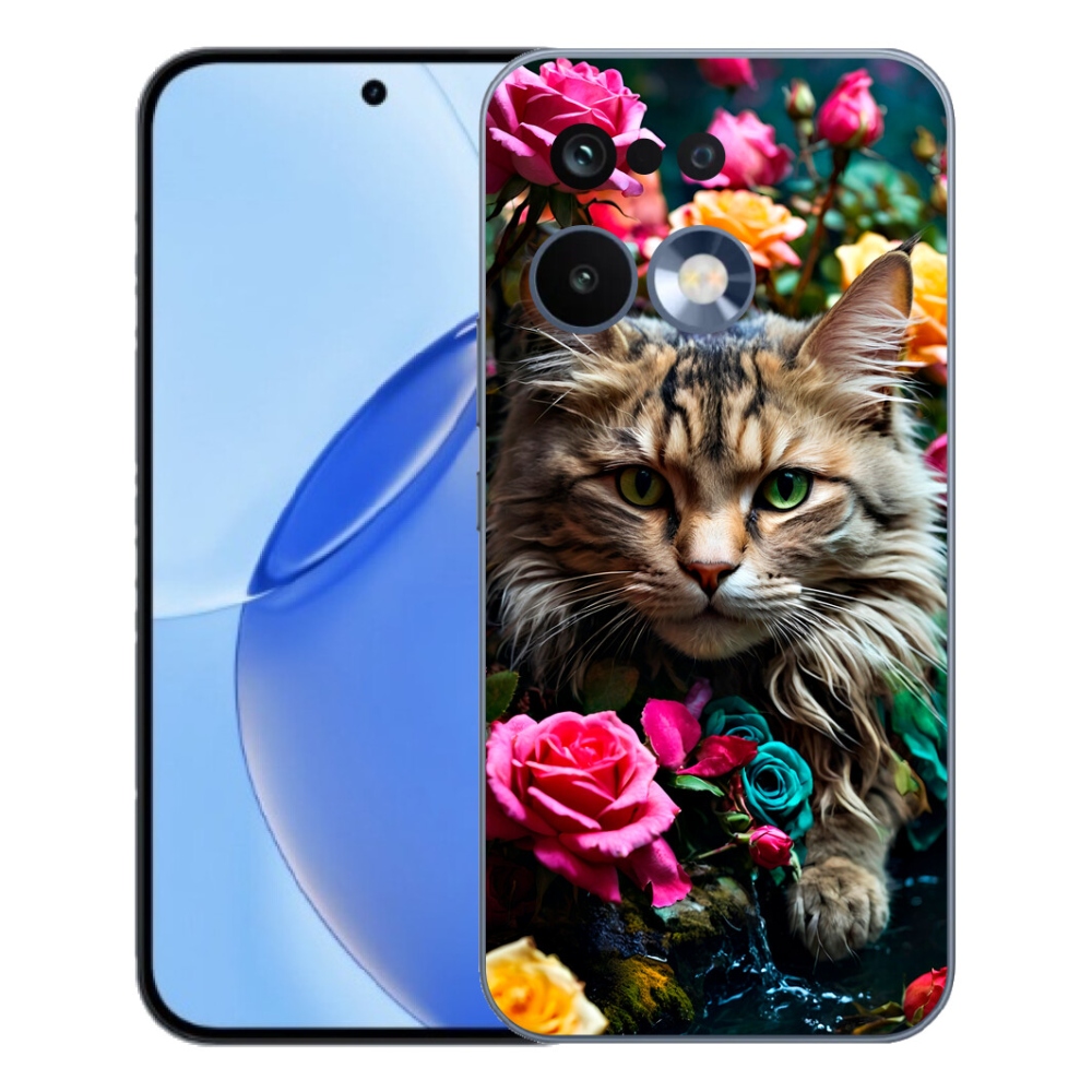 mmCase gélhuzat a Realme 16 Pro-hoz – macskás mintázat 2