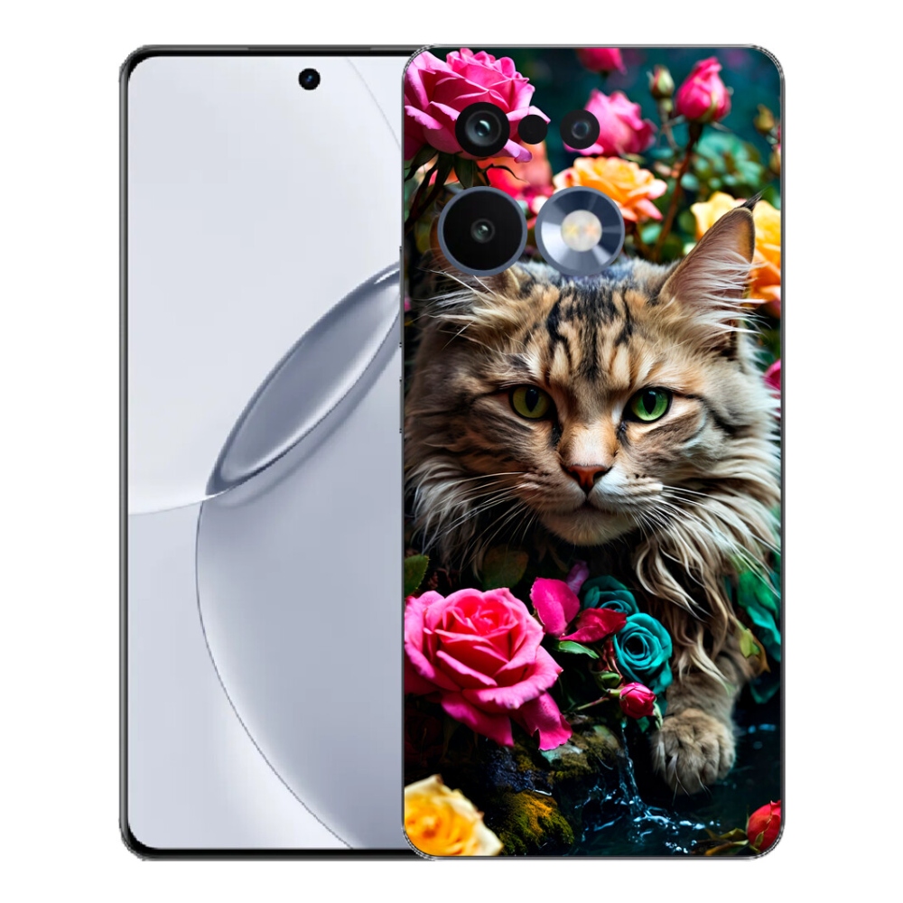 mmCase gélhuzat a Realme 16 Pro+ készülékhez – macskás mintázat 2