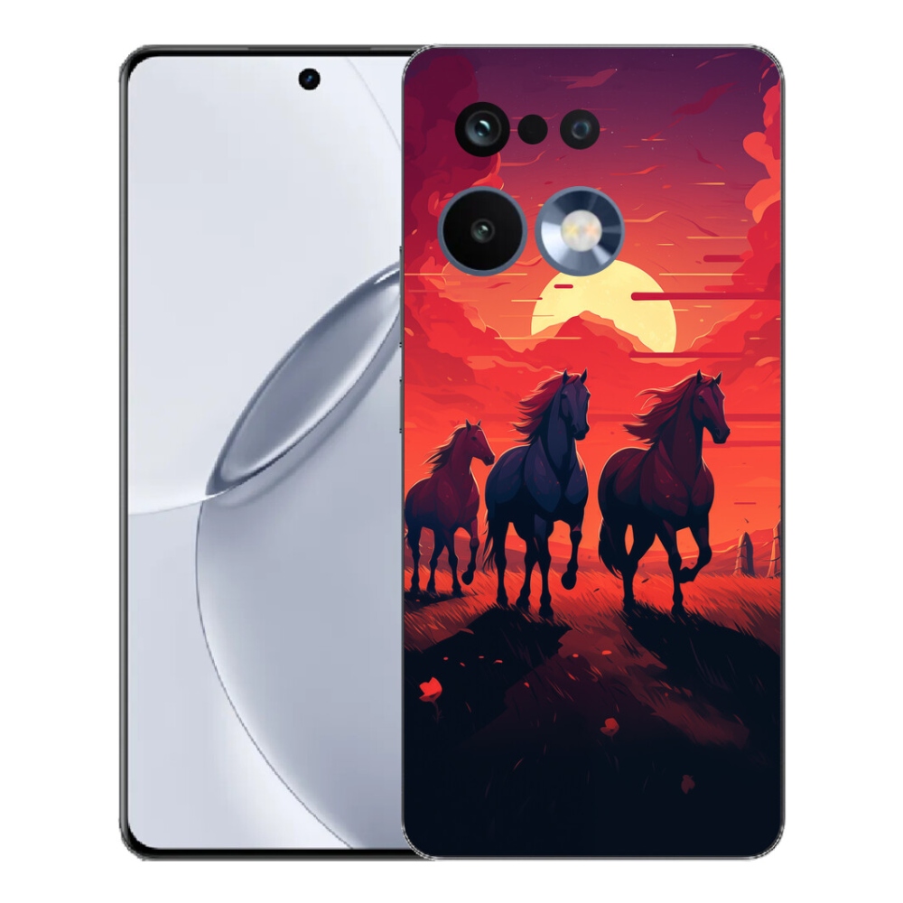 mmCase géltok a Realme 16 Pro+ készülékhez – lovak és naplemente