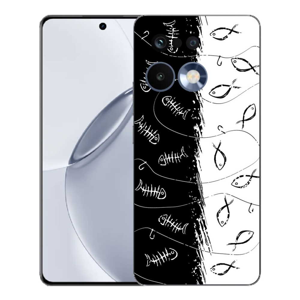 mmCase géltok a Realme 16 Pro+ készülékhez – csontvázak és halak
