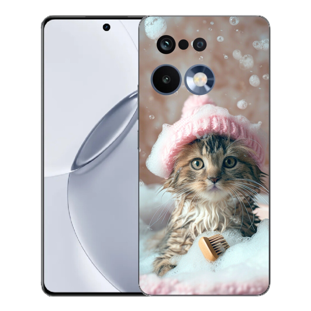 mmCase géltok a Realme 16 Pro+ készülékhez – cica és fürdő