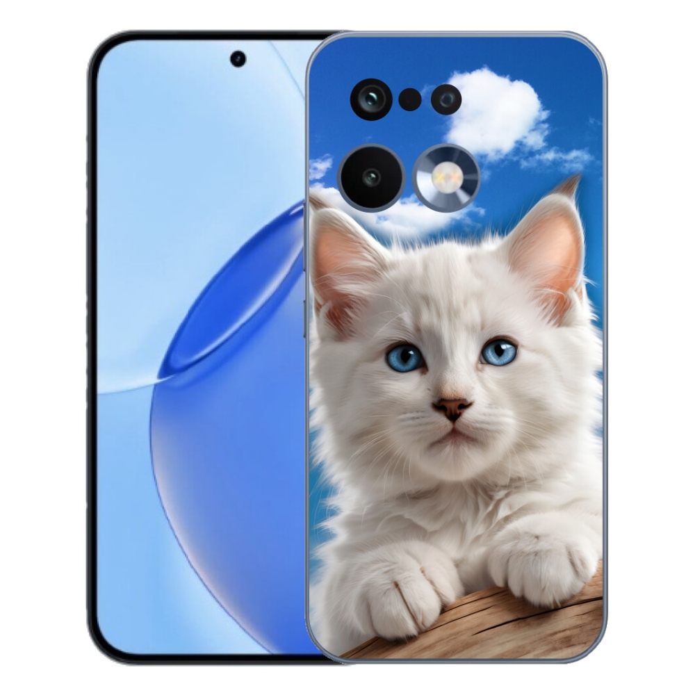 mmCase gél tok a Realme 16 Pro-hoz – cica és felhők