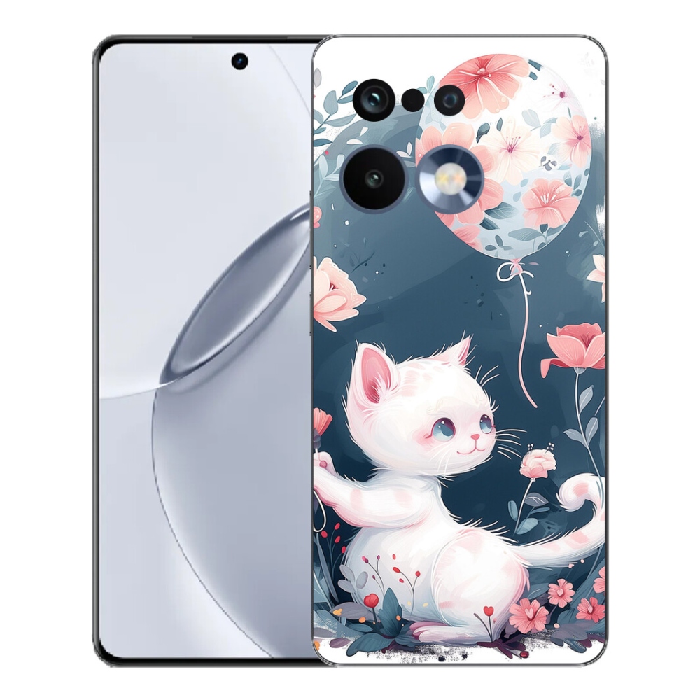 mmCase géltok a Realme 16 Pro+ készülékhez – cica léggömbbel