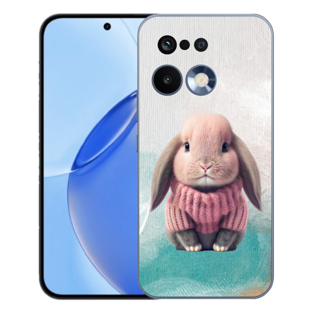 mmCase géltok a Realme 16 Pro-hoz – pulóveres nyuszi
