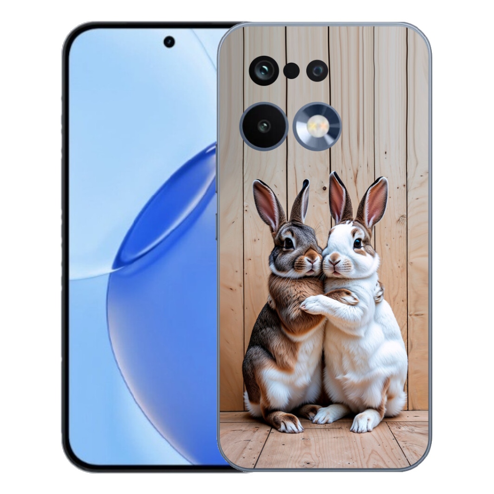mmCase gélhuzat a Realme 16 Pro-hoz – nyúlpár
