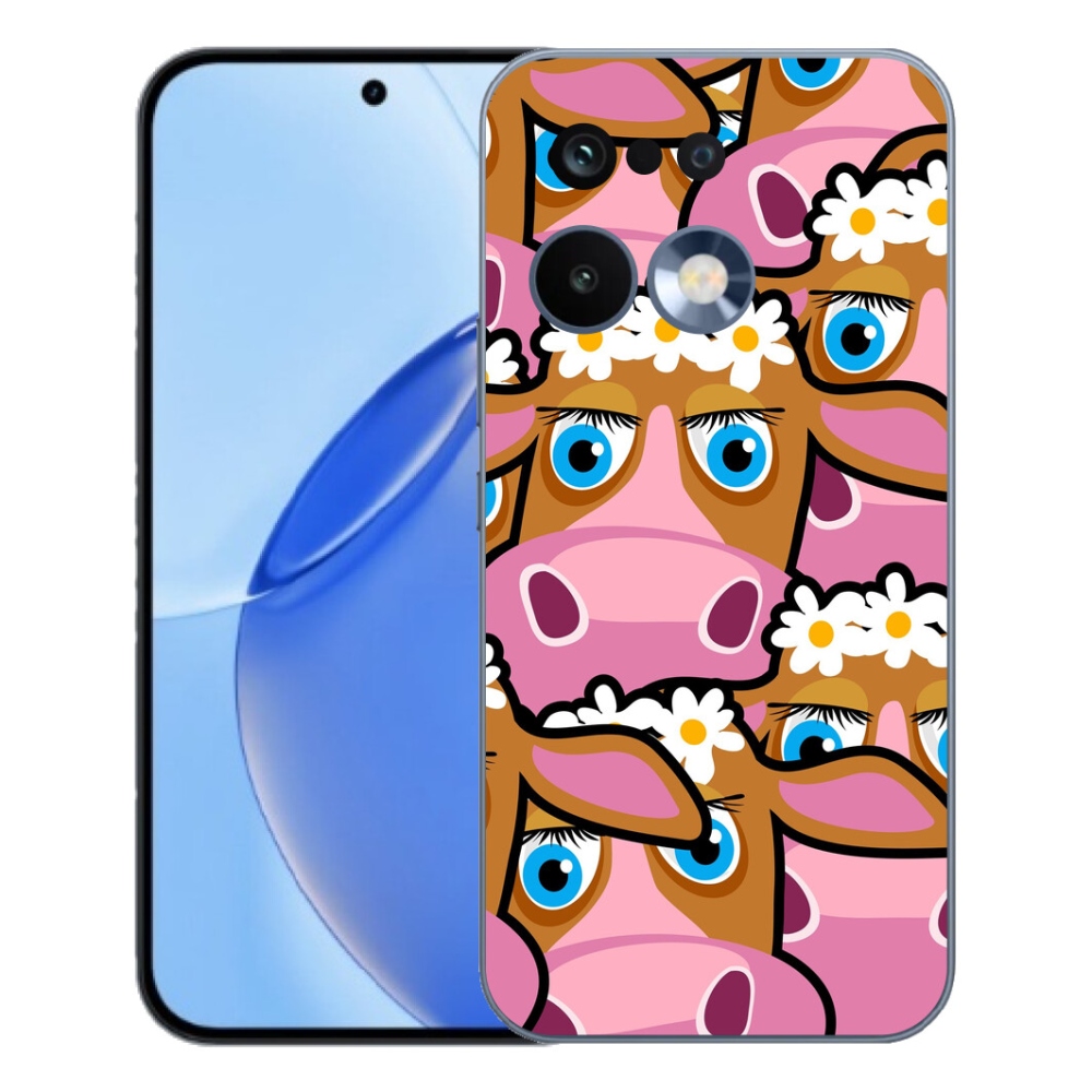 mmCase gél tok a Realme 16 Pro-hoz – rajzolt tehenek