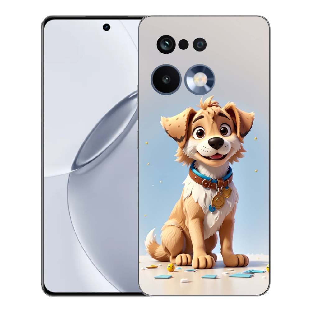 mmCase gél tok a Realme 16 Pro+ készülékhez – rajzolt kiskutya