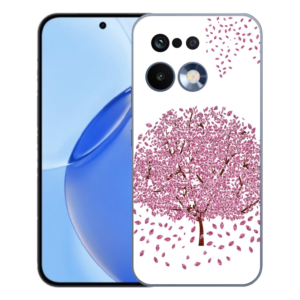 mmCase gélhuzat a Realme 16 Pro-hoz – rajzolt fa levelekkel