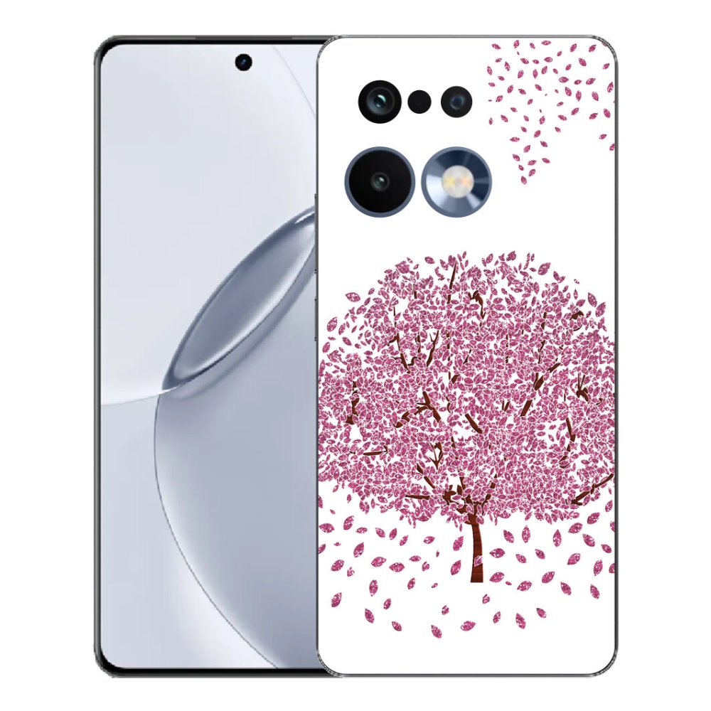 mmCase géltok a Realme 16 Pro+ készülékhez – rajzolt fa levelekkel