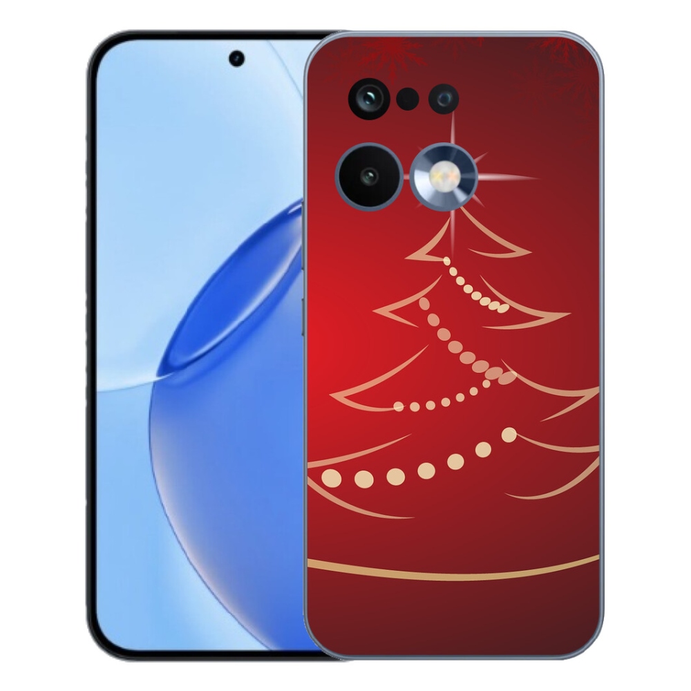 mmCase gél tok a Realme 16 Pro-hoz – rajzolt karácsonyfa