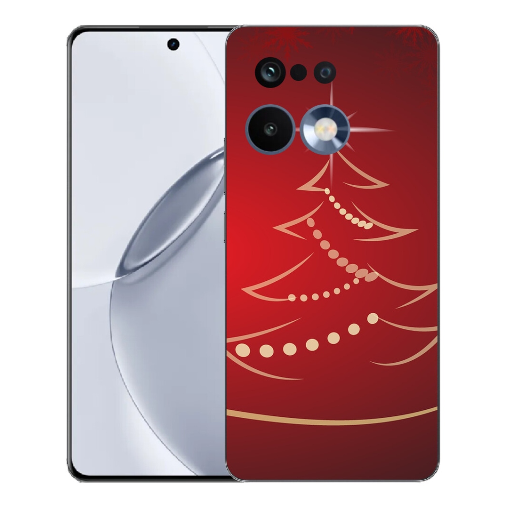 mmCase gél tok a Realme 16 Pro+ készülékhez – rajzolt karácsonyfa