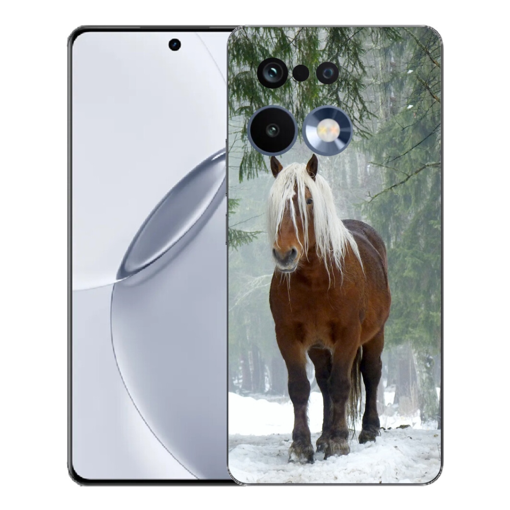 mmCase gélhuzat a Realme 16 Pro+ készülékhez – ló az erdőben