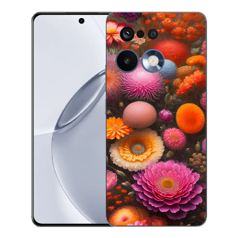 mmCase géltok a Realme 16 Pro+ készülékhez – virágkompozíció