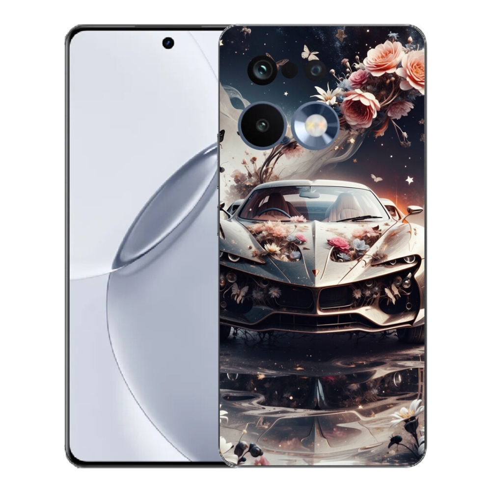 mmCase gél tok a Realme 16 Pro+ készülékhez – virágos sportautó