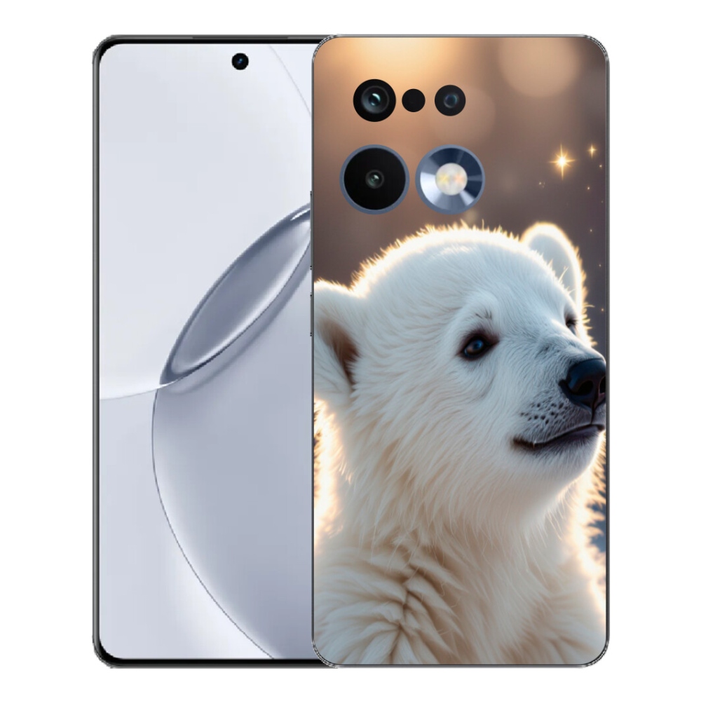 mmCase gélhuzat a Realme 16 Pro+ készülékhez – jegesmedve