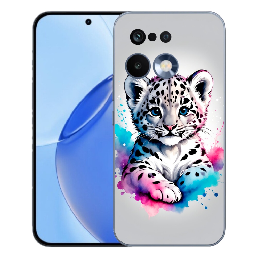 mmCase gélhuzat a Realme 16 Pro-hoz – leopárdkölyök