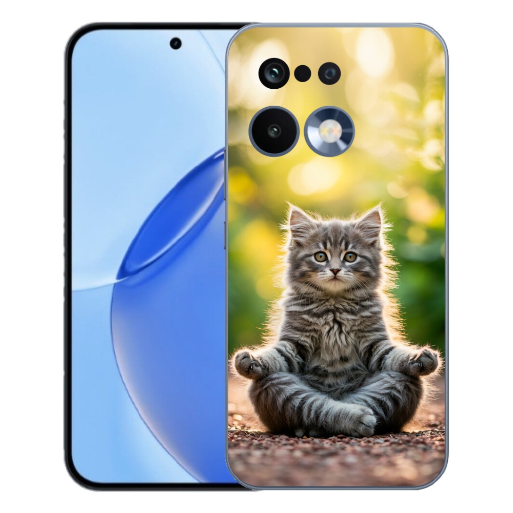 mmCase géltok a Realme 16 Pro-hoz – meditáló cica