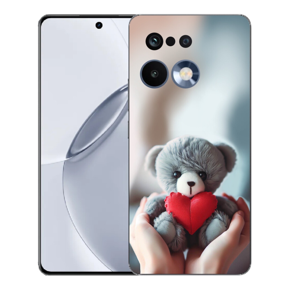 mmCase gél tok a Realme 16 Pro+ készülékhez – mackó a szerelmeseknek