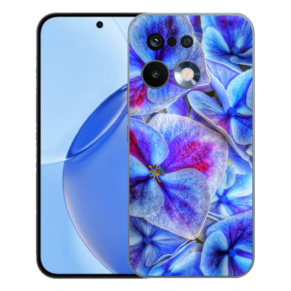 mmCase gél tok a Realme 16 Pro-hoz – kék virágok 1
