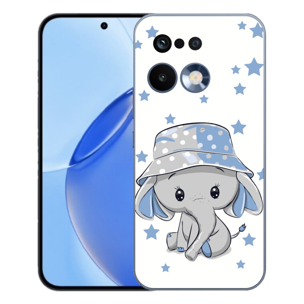 mmCase gél tok a Realme 16 Pro-hoz – kék elefánt