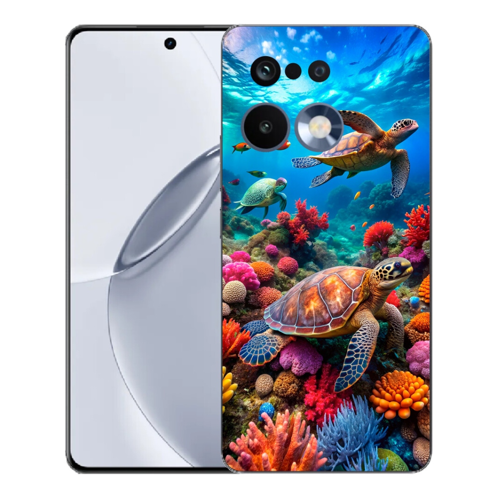 mmCase gélhuzat a Realme 16 Pro+ készülékhez – Tengeri világ 2