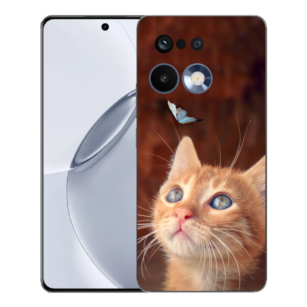 mmCase gél tok a Realme 16 Pro+ készülékhez – pillangó és cica