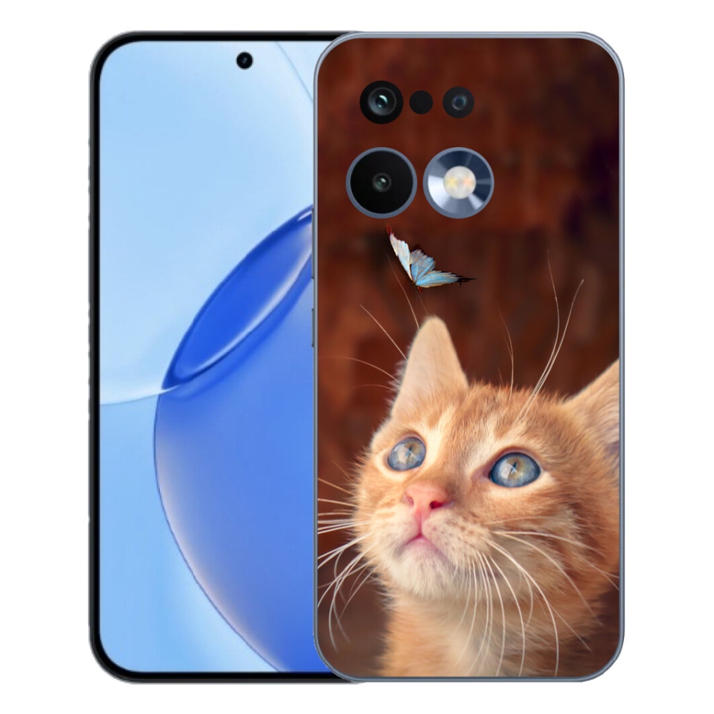 mmCase gél tok a Realme 16 Pro-hoz – pillangó és cica
