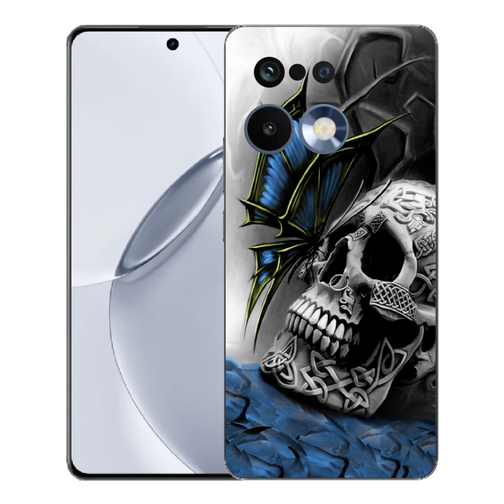 mmCase géltok a Realme 16 Pro+ készülékhez – pillangó és koponya