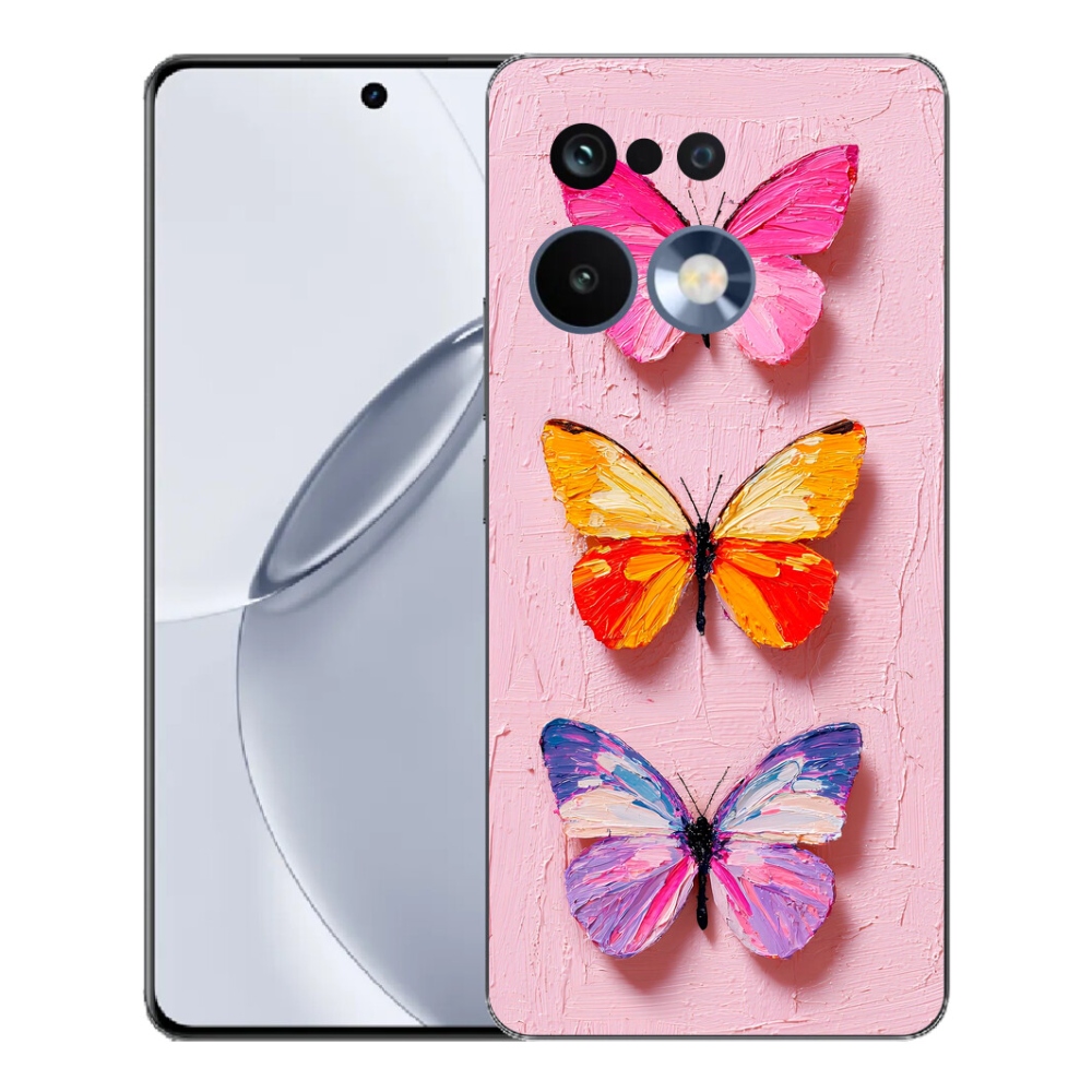 mmCase gélhuzat a Realme 16 Pro+ készülékhez – pillangós hármas