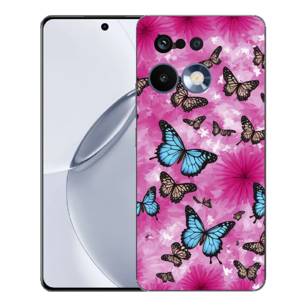 mmCase gélhuzat a Realme 16 Pro+ készülékhez – pillangókert