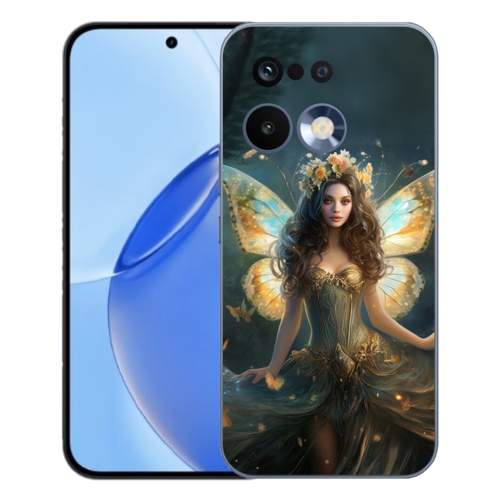 mmCase gélhuzat a Realme 16 Pro-hoz – pillangós nő