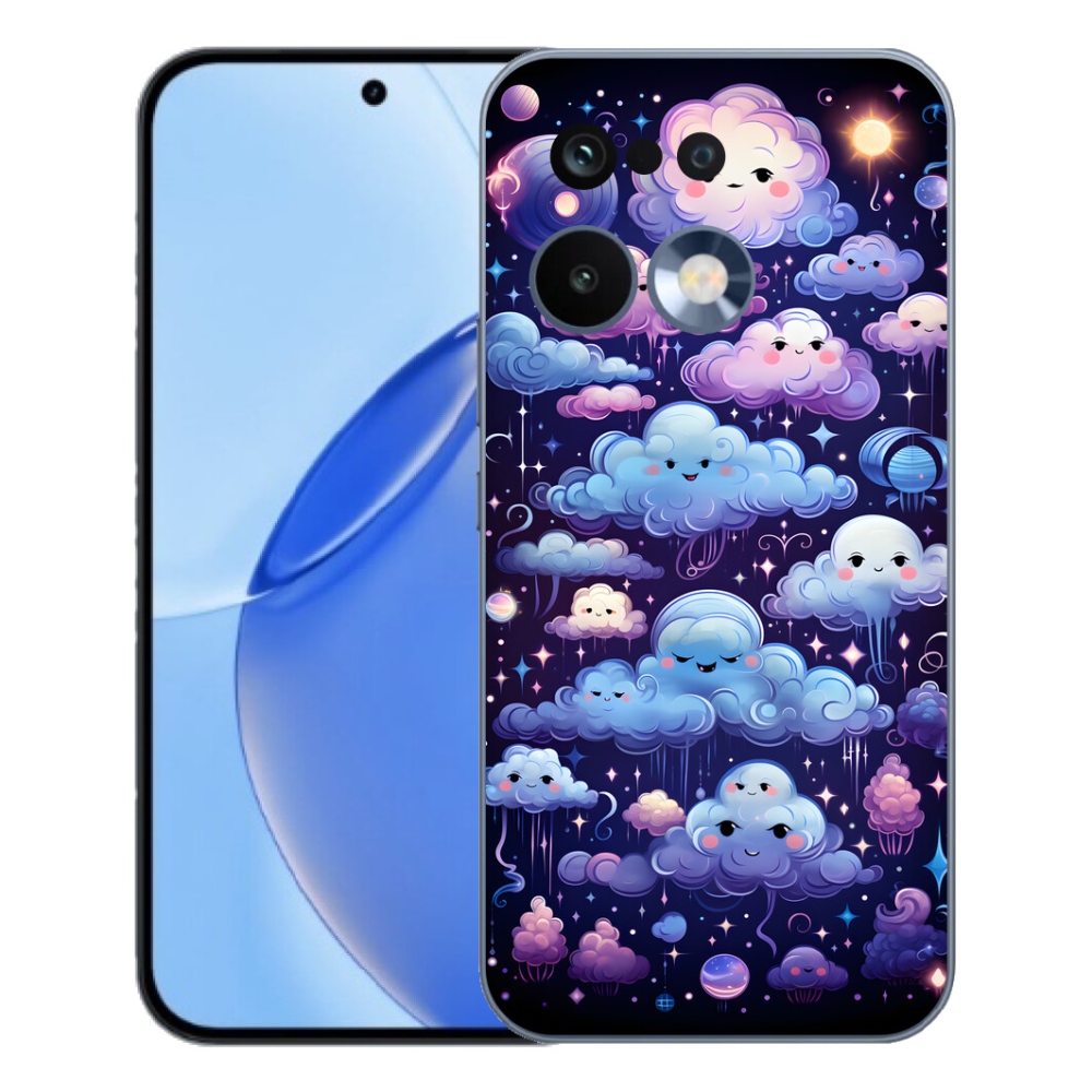 mmCase géltok a Realme 16 Pro-hoz – felhőmintás